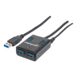 Concentrador Hub Usb 3.0 Manhattan 4 Puertos 162302