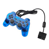 Controle Ps2 Transparente Doubleshock 2 C/fio - A052