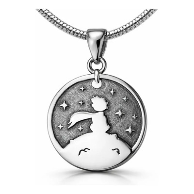 Dije Principito Collares De Moda Plata 925 Cadena Ojo Turco | Envío gratis