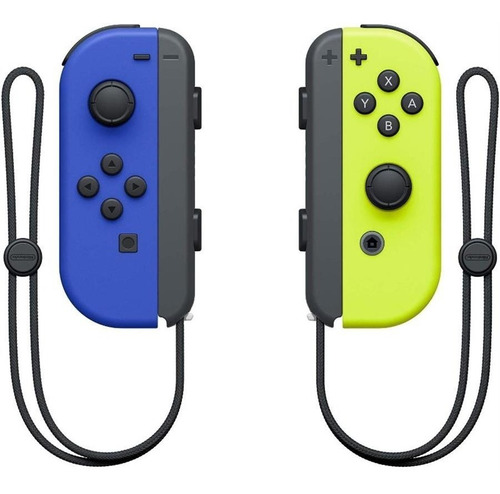 Joy-con Nintendo Switch Neon Azul Y Amarillo Soy Gamer