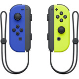 Joy-con Nintendo Switch Neon Azul Y Amarillo Soy Gamer