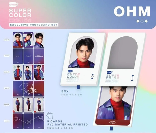 Gmmtv Super Color Series - Photocard Set Exclusivo Original | Envío gratis