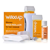 Waxup Kit De Depilacion Con Rodillo Para Mujer, Cera Enrolla