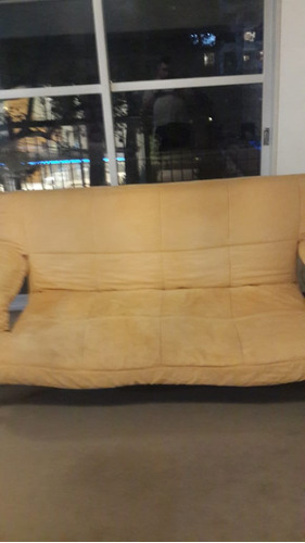 Futon Amarillo Para Reparar Undido , Retira Belgrano Efectiv