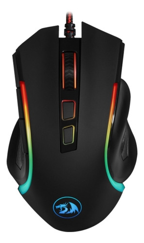 Mouse Gamer Redragon Griffin M607 Preto Rgb C/ Nota Fiscal 