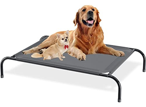 Cama Elevada Para Perro, Cuna Elevada Para Perros Con Malla