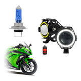 Par Farol Milha U7 + Lâmpada Super Branca H7 Ninja 300 2014