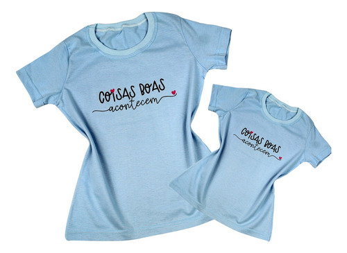 Kit Camiseta Mãe E Filha Combinando, Tal Mae Tal Filha