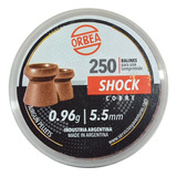 Balines Orbea Shock Cobre 5,5 Mm 0,96g 250 Unidades