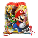 Tula Mario Bros Bolso Sorpresa Bolsa Recordatorio Piñata