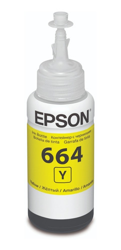 Tintas Epson T664 Amarillo L355 L365 L380 L395 664 Original