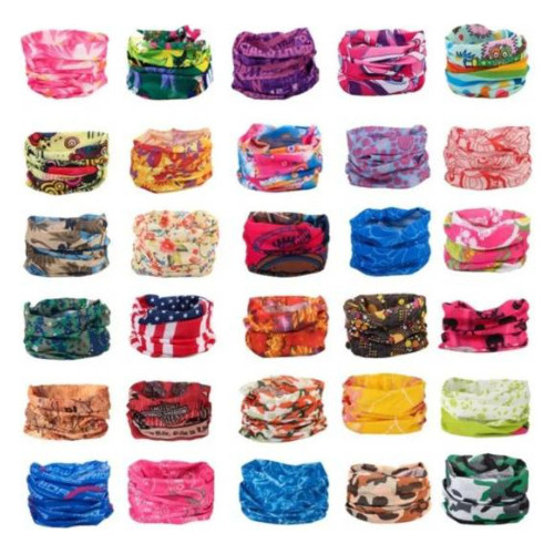 Pack 40 Bandanas + De 140 Diseños Tubulares Surtido 