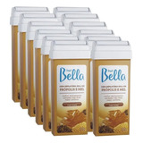 Kit Cera Roll On Depil Bella 12 Unidades 100ml Propólis