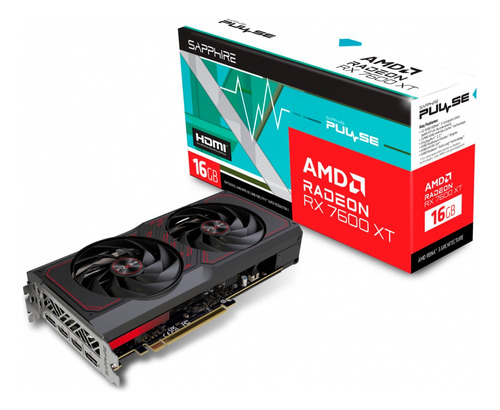 Tarjeta De Video Sapphire Pulse Rx 7600 Xt 16gb Oc