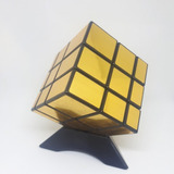 Cubo Mágico Mirror 3x3x3 Juegos Ingenio Espejo Dorado Plata