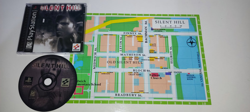 Silent Hill P.a.t.c.h Midia Preta Com Manual E Mapa