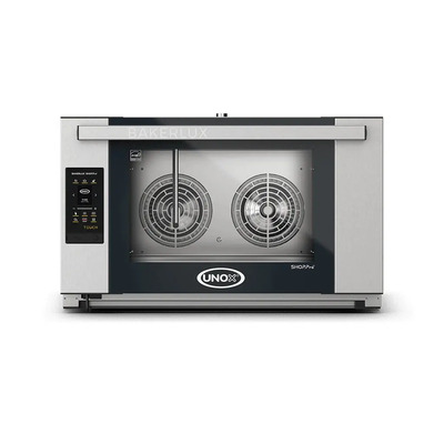 Horno de Convección Unox Bakerlux Shop.pro Touch 4 Bandejas 18x26 Eléctrico Panel Táctil 2.4 Pulgadas 99 Programas Conexión Wifi Acero Inoxidable Profesional Panadería Pastelería XAFR-04FS-ETDV 240V | Meses sin interés
