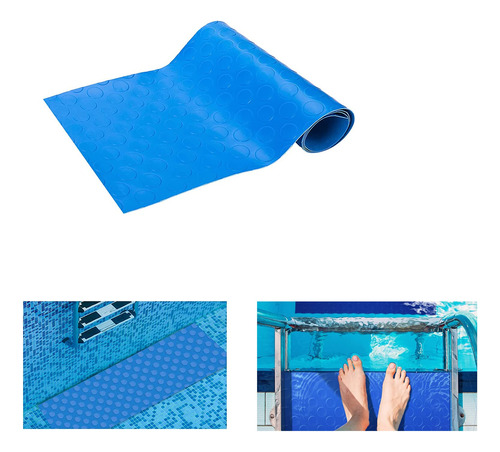 Icaroom Xujagn-95 - Tapete Para Escalera De Piscina, 8.7 X .