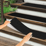 Alfombras Autoadhesivas Para Escalera Exterior 15x60cm 8u Ne