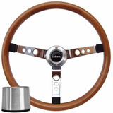 Volante Lotse Big Wood Classico Madeira + Cubo Ford F1000