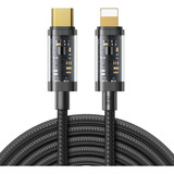 Cabo Usb C Compatível Com iPhone Rápido 20w 1,2m Joyroom Cor Preto