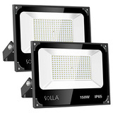 2 Pack Luces De Inundación Led De 150w, 12000lm Luz Bl...