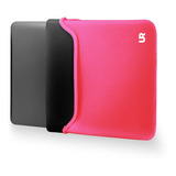 Funda Notebook Reversible Fucsia Negro 14 Pulgadas Urbano