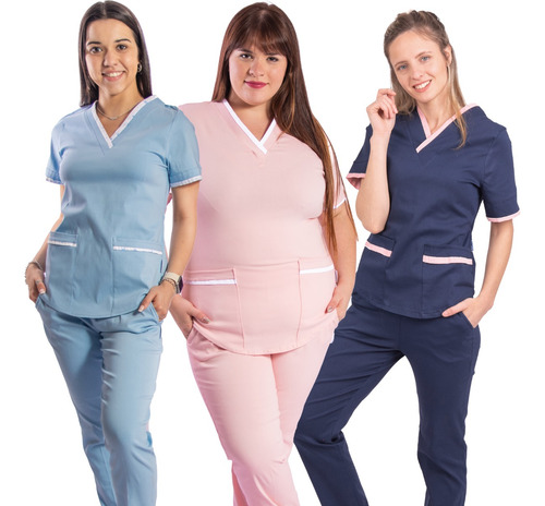 Ambo Médico Spandex Mujer Ajustable Talles Grandes-presente!