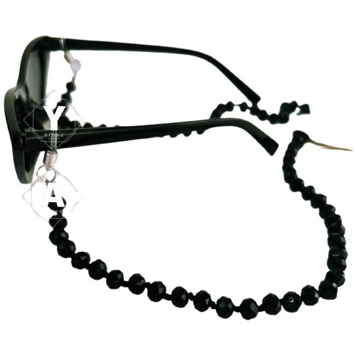 Cordão Blogueira Salva Óculos Pedras Naturais (cristal)