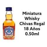 Miniatura Whisky Chivas Regal 18 Años 0.50ml