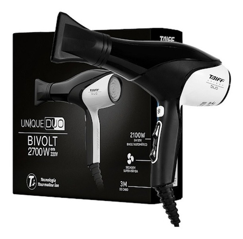 Taiff Secador De Cabelo Unique Duo - Bivolt