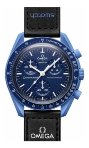 Reloj Swatch Omega Misión Neptune Bioceramico Moonswatch