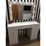 Mueble Tocador, Organizador De Maquillaje, Make Up Estilo Camerino Melamina Mdf 