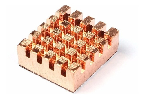 Disipador De Calor Adhesivo Raspberry Soc Copper Heatsink