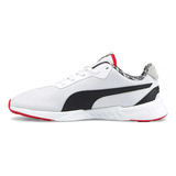 Tenis Puma Hombre Ferrari Tiburion Blanco Rojo