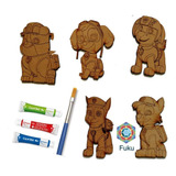 Kit De Arte Manualidades Niños Infantil Madera Para Pintar