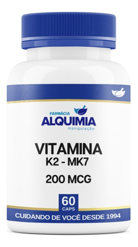 Vitamina K2mk7 200 Mcg 60 Cápsulas 