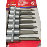 Jogo De Soquetes Bits Torx Longo 1/2 T-20 -t55 Corneta