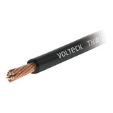 Carrete Con 20m De Cable Thhw-ls 12 Awg Negro Volteck 40145