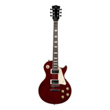 Guitarra Elétrica Michael Lp Michael Strike Gm730n De  Tília Wine Red Com Diapasão De Blackwood