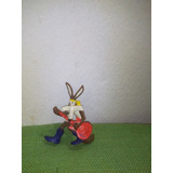 Figura Coyote Looney Tunes, Pepsi Rock Vintage 1994 Mide 8cm