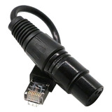 Adaptador De Conector De Red Xlr De 3 Pines Hembra A Rj45 Ma