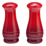 Saleiro E Pimenteiro De Cerâmica Vermelho Le Creuset