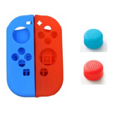 Protector Silicona Para Joycon + 2 Freeks Nintendo Switch