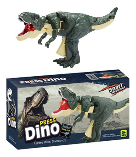   Dinosaurio Juguete Con Luz Y Sonido 