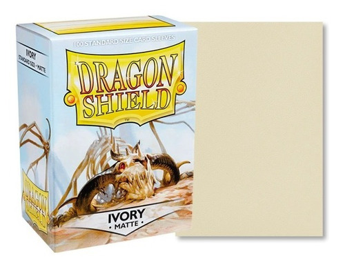 Folios Dragon Shield Standard- Matte Ivory (100 Ct.)