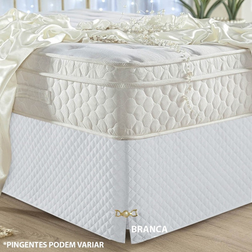 Saia Box Matelada  Queen 150cm X 200m X 33cm