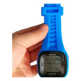 Relógio Digital Esportivo A Prova D' Água Pulseira Silicone Cor Da Correia Azul-escuro