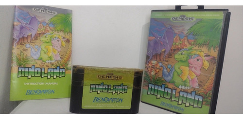 Dino Land Raridade Mega Drive/genesis C/caixa E Manual