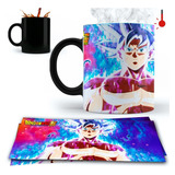 Taza Magica Dragon Ball Super Goku Ultra Instinto Dominado